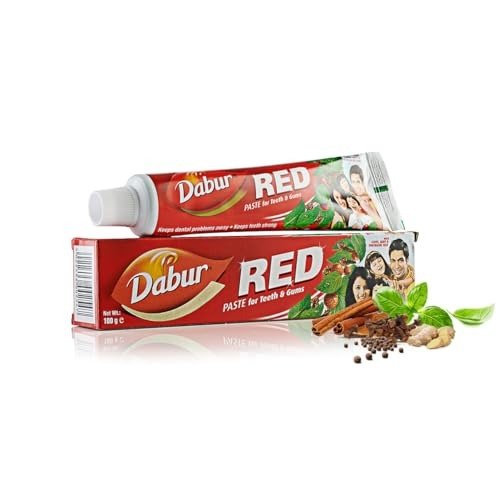 Dabur Red Herbal Toothpaste 100g Herbal Formulation Infused with Ayurvedic Herbs for Naturally Healthy Teeth and Gum, photo 1 of 1