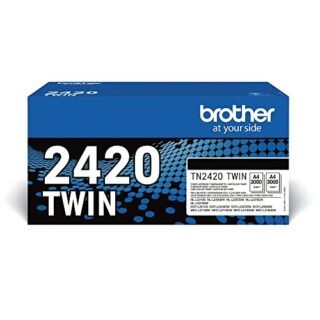 Brother TN-2420TWIN Toner Cartridge, Black,