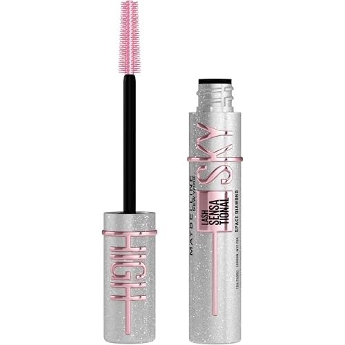 Maybelline New York Mascara Lash Sensational Sky High Volumizing & Thickening Eyelash Lengthening, Top Coat, Space Diamond, photo 1 of 1