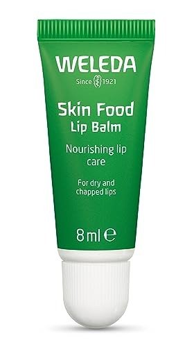 Weleda Skin Food Lip Balm, Very Dry & Chapped Lips, Natural Oils, Intensive Nourishment, For Men & Women, 100% Certified Natural, Travel Size, Organic, Vegetarian, 8ml