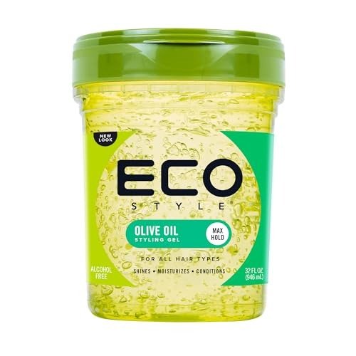 Eco Style Olive Oil Eco Styler Hair Gel, Hydrate and Style, Alcohol-Free, Green 946 ml, photo 1 of 1