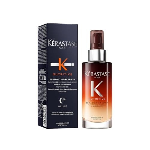 Kerastase Nutritive Nourishing Hair Serum with Niacinamide, Overnight Leave-In Treatment for Dry Hair, Lightweight and Non-Greasy, 8H Magic Night Serum, 90 ml, photo 1 of 1
