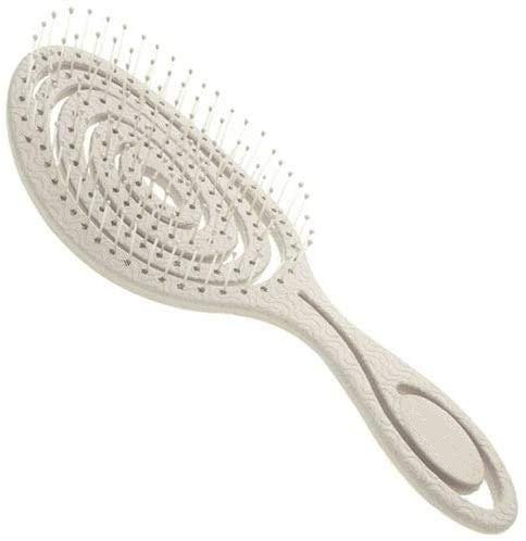 CS Beauty Eco Friendly Straw Hairbrush, Flexible Soft Pin Bristles, Detangling Wet/Dry Hair, Head Massaging Pro (Oatmeal), photo 1 of 1
