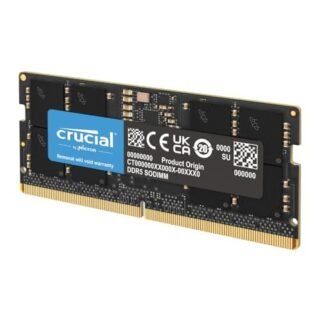 Crucial DDR5 RAM 16GB 4800MHz SODIMM, Laptop Computer Memory, Mini PC, High Performance RAM, CL40 - CT16G48C40S5