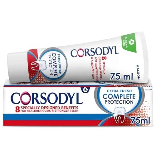 Corsodyl Toothpaste Complete Protection, Daily Gum Care, Extra Fresh 75ml, photo 1 of 1