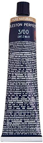 WELLA Koleston Perfect Me+ Pure Naturals Permanent Hair Colour Cream, No. 3/00 Dark Brown Natural, 0.66 kg 8005610650340