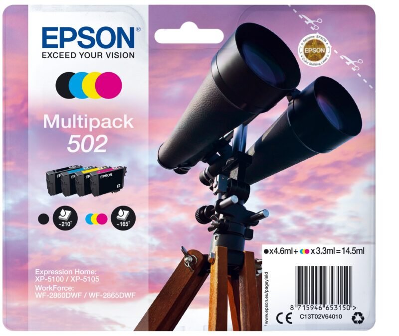 Epson Multipack 4-colours 502 Ink, foto 1 van 1