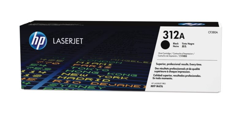 HP 312A zwarte LaserJet tonercartridge, foto 1 van 1