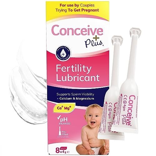 Conceive Plus Fertility Lubricant in Pre-Filled Applicators, Fertility Friendly Lube for Couples Trying for a Baby, One Month Supply with 8 x 4g Applicators, photo 1 of 1