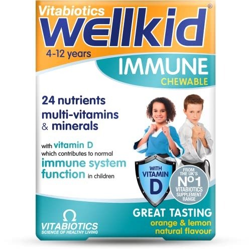 Immunity Booster Chewable Vitamin Tablets for Kids, Wellkid, photo 1 of 1