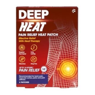 Deep Heat Pain Relief Heat Patch, Muscular Aches, Pains, Joint Stiffness
