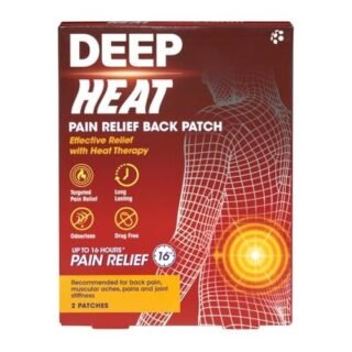 Deep Heat Pain Relief Back Patch, Muscular Aches, Pains, Joint Stiffness
