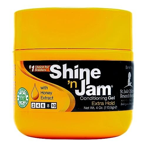 Proam Ampro Shine 'N Jam Konditionierungsgel, Extra Hold, 4 oz, photo 1 of 1