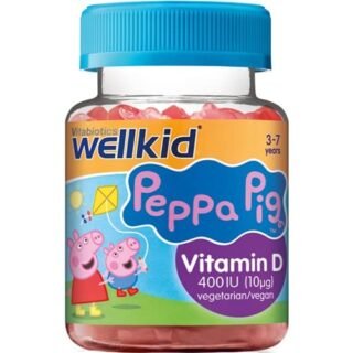 Wellkid Vitabiotics Peppa Pig Vitamin D Soft Jellies, Gummy