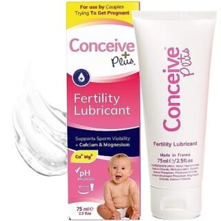 Fertility Lubricant | for Couples Trying to Conceive | Patented Conception Personal Lubricant, Non-Sticky | Key Ingredients and Antioxidants for Sperm Survival | Tube 75ML