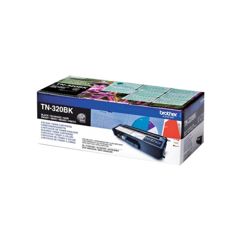 BROTHER TN320BK - black - original - toner cartridge, photo 1 of 1
