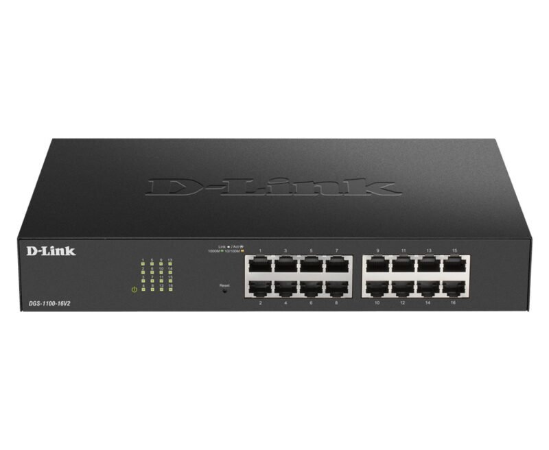 D-LINK DGS-1100-16V2 16 Ports Manageable Ethernet Switch - 2 Layer Supported - Twisted Pair, photo 1 of 1