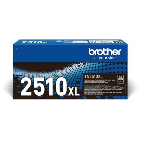 BROTHER TN-2510XL Toner Cartridge, Black, Single Pack, High Yield, Includes 1 x Toner Cartridge, Genuine Supplies, photo 1 of 1