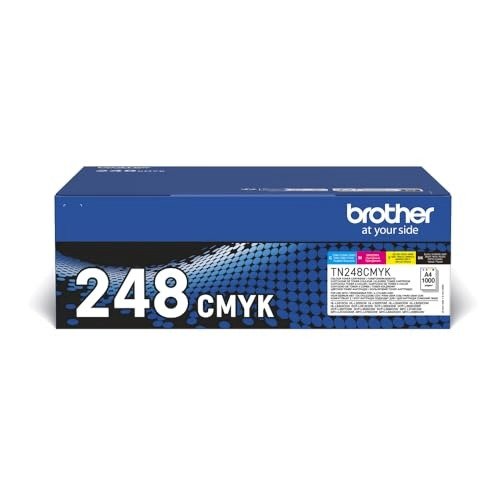 BROTHER TN-248BK/TN-248C/TN-248M/TN-248Y Toner Cartridges, Black/Cyan/Magenta/Yellow, photo 1 of 1