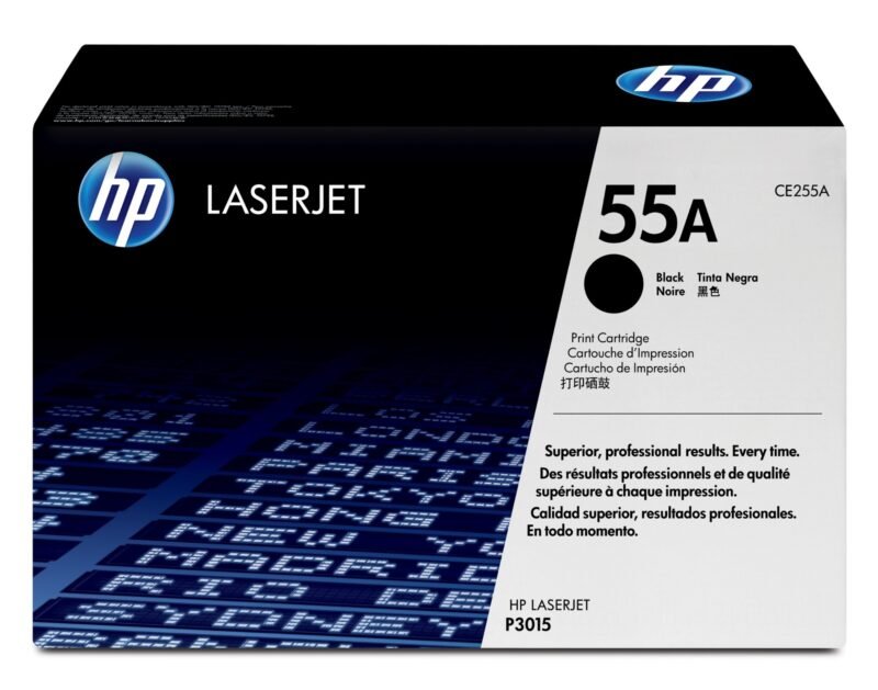 HP 55A originele zwarte LaserJet tonercartridge, foto 1 van 1