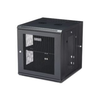 STARTECH.COM 12U 19" Wall Mount Network Cabinet, 20" Deep 4 Post Hinged Locking IT Computer Equipmen