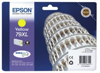 Epson Tower of Pisa Singlepack Yellow 79XL DURABrite Ultra Ink