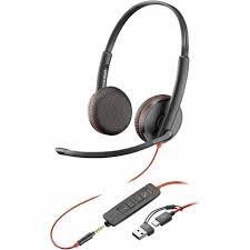 Poly Blackwire 3225 Stereo USB-C/A Wired Headset