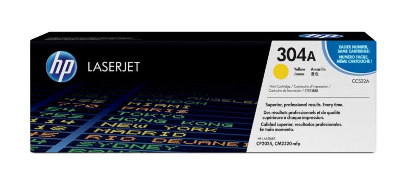 HP 304A originele gele LaserJet tonercartridge, foto 1 van 1