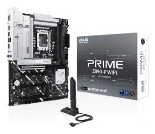 Asus PRIME Z890-P WIFI, Intel Z890, 1851, ATX, 4 DDR5, HDMI, DP, TB4, Wi-Fi 7, 2.5G LAN, 4x M.2