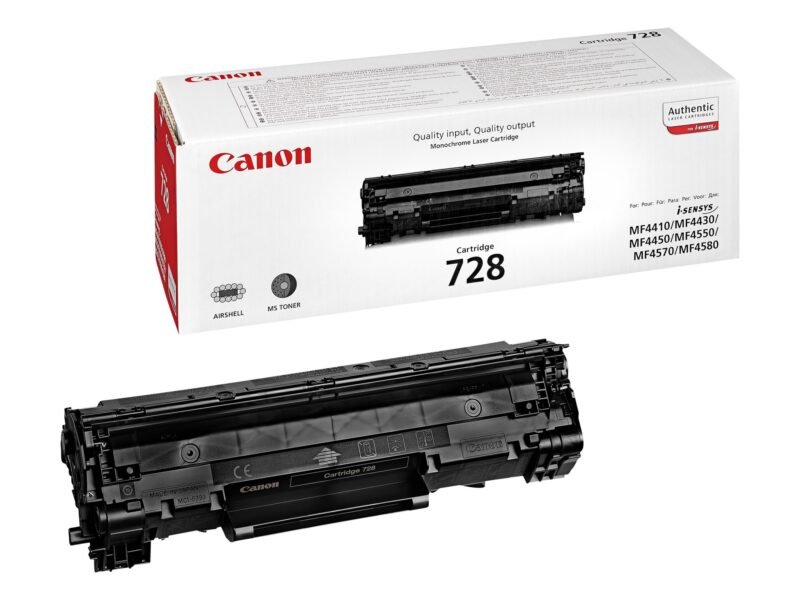 CANON CRG-728 - black - original - toner cartridge, photo 1 of 1