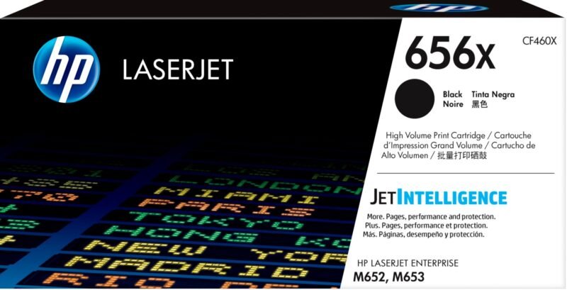 HP 656X - High Yield - black - original - LaserJet - toner cartridge (CF460X), photo 1 of 1