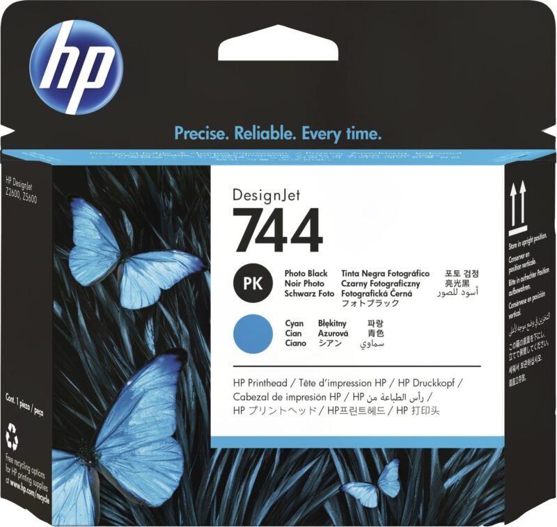 HP 744 fotozwarte/cyaan DesignJet printkop, foto 1 van 1