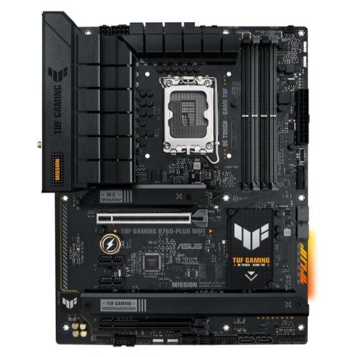 Asus TUF GAMING B760-PLUS WIFI, Intel B760, 1700, ATX, 4 DDR5, HDMI, DP, Wi-Fi 6, 2.5G LAN, PCIe5, 3x M.2, RGB, photo 1 of 1