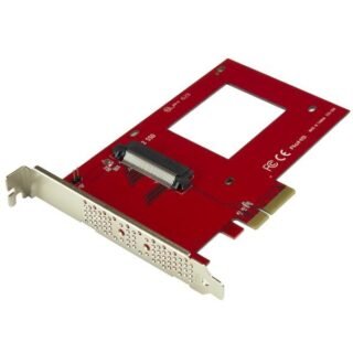 STARTECH.COM U.2 to PCIe Adapter - x4 PCIe - For 2.5" U.2 NVMe SSD - SFF-8639 PCIe Adapter