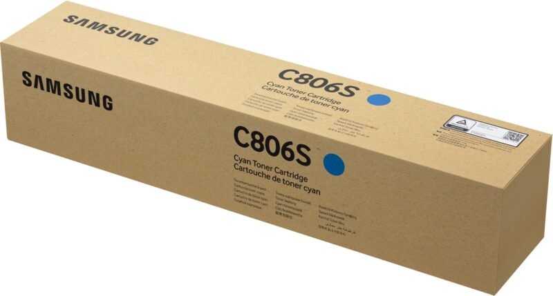 Samsung CLT-C806S cyaan tonercartridge, foto 1 van 1