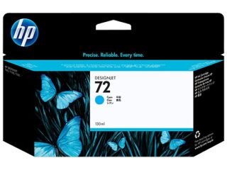 HP 72 cyaan DesignJet inktcartridge, 130 ml