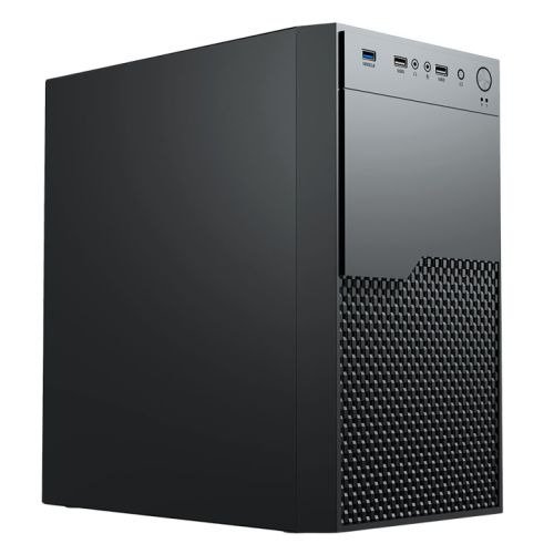 Vida Enterprise Black Office Case, Micro ATX, 12cm Fan, Mesh Front, photo 1 of 1