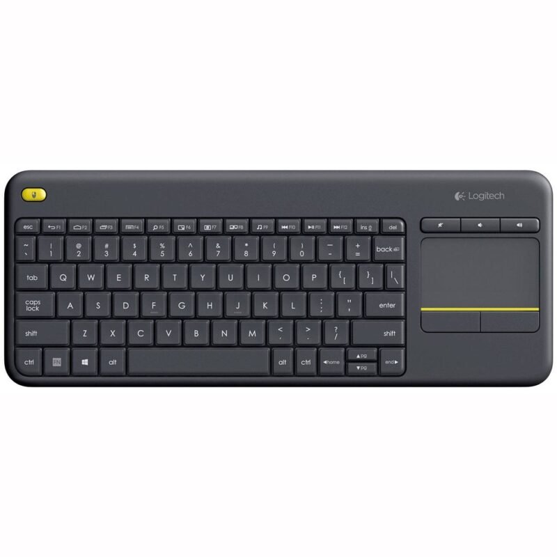 LOGITECH K400 Plus Keyboard - Wireless Connectivity - RF - Black - USB Interface - Spanish, photo 1 of 1