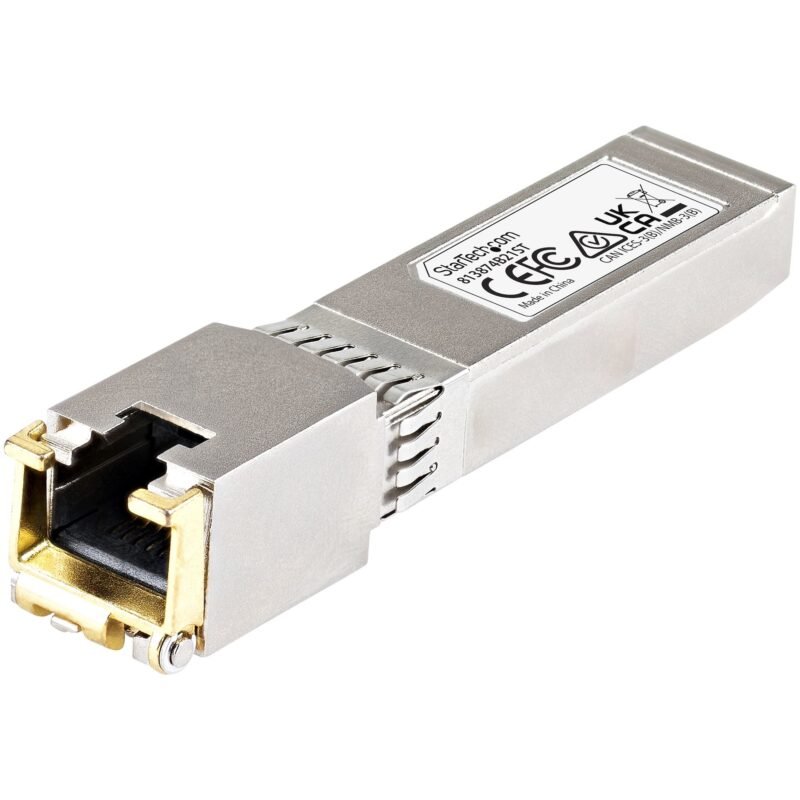 STARTECH.COM HPE 813874-B21 Compatible SFP+ Module, 10GBASE-T, SFP to RJ45 Cat6/Cat5e, 10GE Gigabit, photo 1 of 1