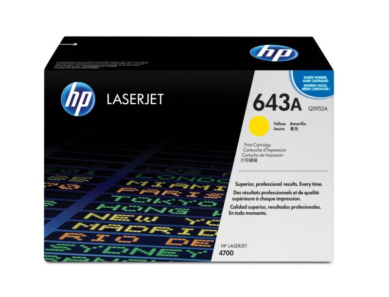 HP 643A originele gele LaserJet tonercartridge, foto 1 van 1
