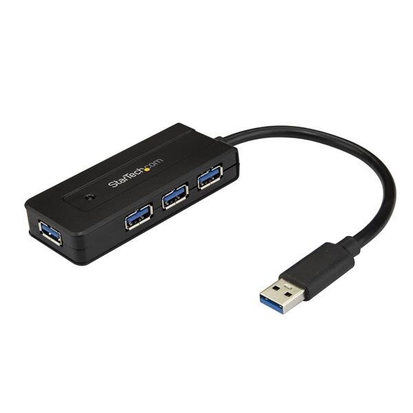 STARTECH.COM 4 Port USB 3.0 Hub SuperSpeed 5Gbps with Fast Charge Portable USB 3.1/USB 3.2 Gen 1 Typ, photo 1 of 1