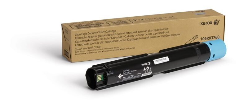 Xerox VersaLink C7000 tonercassette met grote capaciteit CYAAN (10.100 pagina's), foto 1 van 1