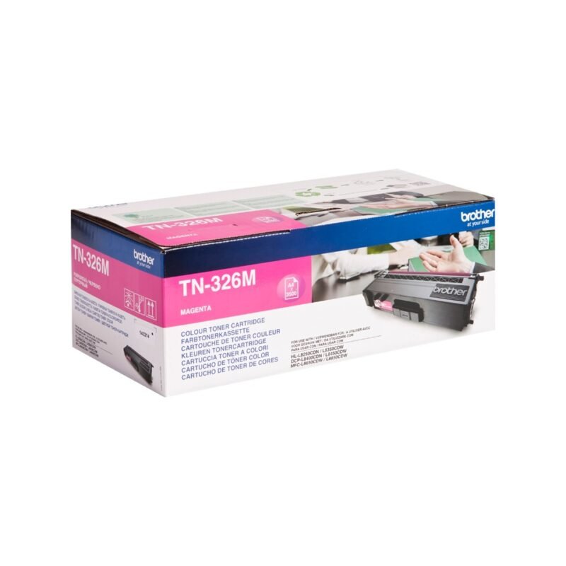 BROTHER TN326M - magenta - original - toner cartridge, photo 1 of 1
