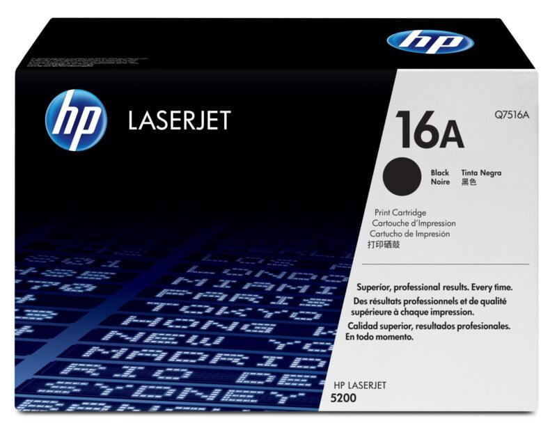 HP 16A originele zwarte LaserJet tonercartridge, foto 1 van 1
