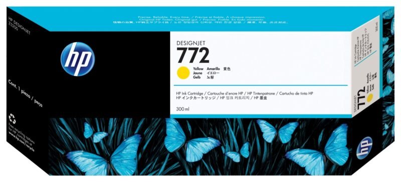 HP 772 gele DesignJet inktcartridge, 300 ml, foto 1 van 1