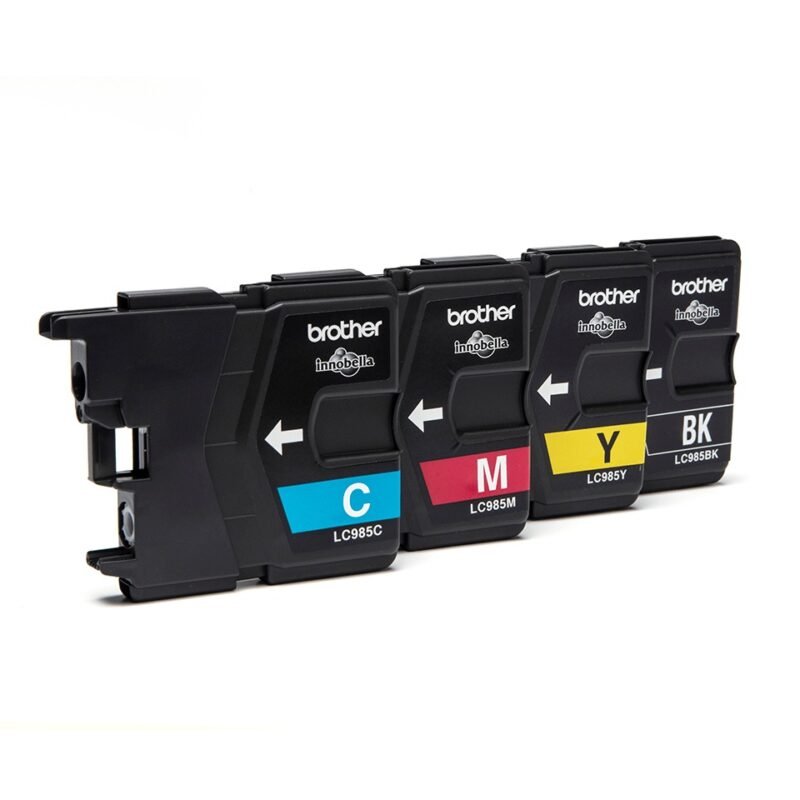 Brother LC985VALBP inktcartridge 4 stuk(s) Origineel Zwart, Cyaan, Magenta, Geel, foto 1 van 1
