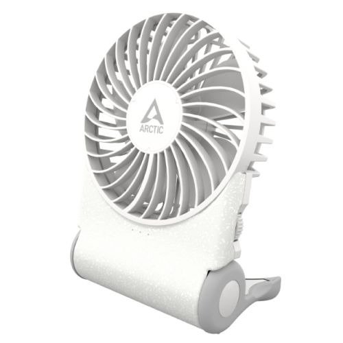 Arctic Summair 2Go Powerful Handheld Fan, Up to 77 Hours of Battery, Ergonomic Handle with Fold-Out Stand, White, photo 1 of 1