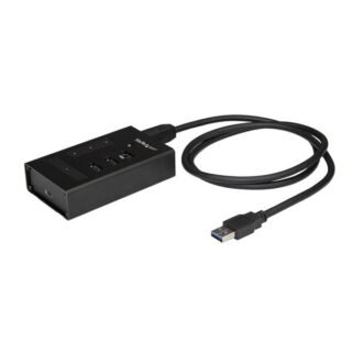 STARTECH.COM 4 Port USB 3.0 Hub, USB Type-A to 1x USB-C & 3x USB-A, Commercial Metal USB Hub, SuperS