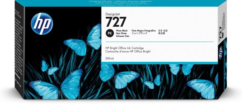 HP 727 - high capacity - photo black - original - DesignJet - ink cartridge, photo 1 of 1