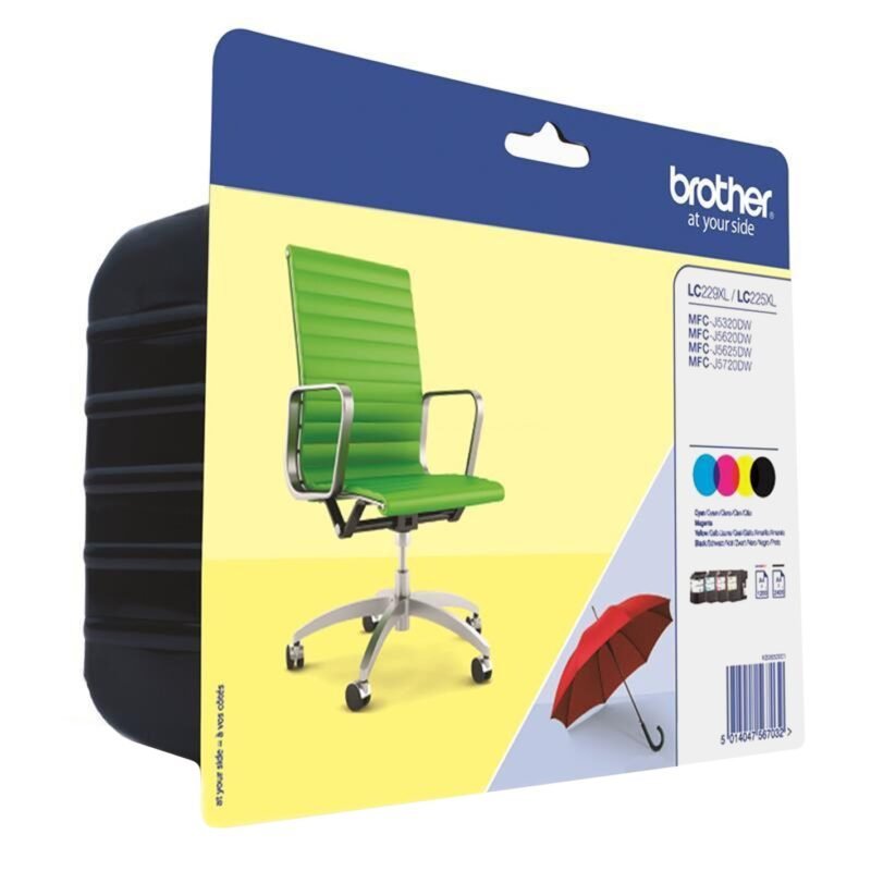 Brother LC-229XLVALBP inktcartridge 4 stuk(s) Origineel Zwart, Cyaan, Magenta, Geel, foto 1 van 1